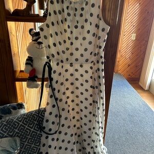 Polka Dot Sleeveless Dress